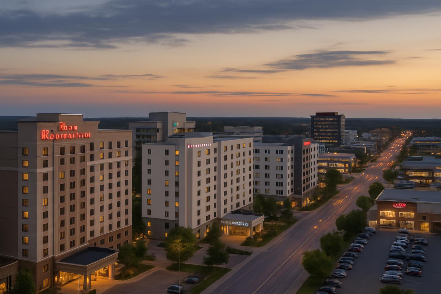 Bloomington hotel district